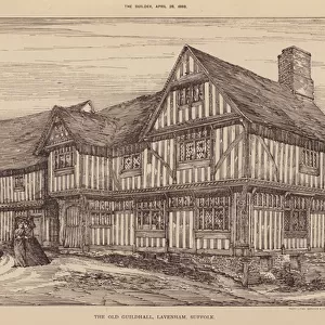 The Old Guildhall, Lavenham, Suffolk (engraving)