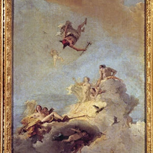 The Olympus Painting by Giovanni Battista (Giambattista) Tiepolo (1696-1770