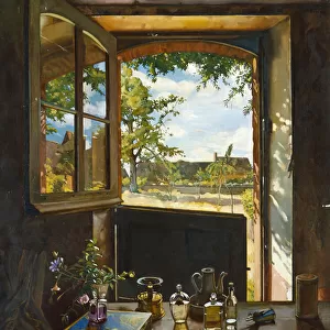 Open Door on a Garden, 1934 (oil on canvas)
