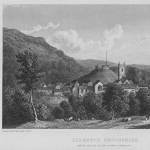 Plympton, Devonshire, Birth Place of Sir Joshua Reynolds (engraving)
