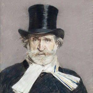Portrait of Giuseppe Verdi, 1886 (pastel)