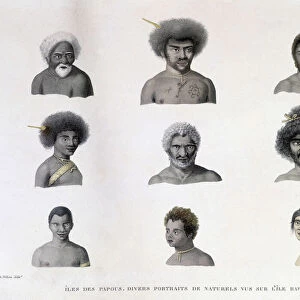 Portraits of the Papua from Rawak Island