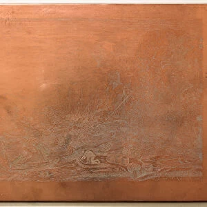 Printing plate for The Tempest, 1870-75 (copper)
