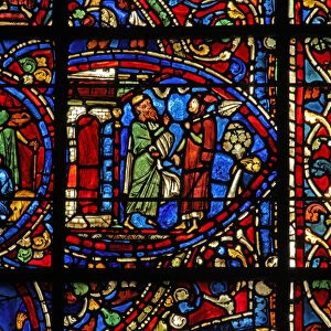 The Prodigal Son window: older son protests (w35) (stained glass)