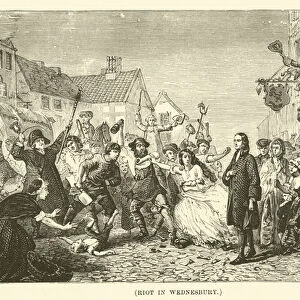 Riot in Wednesbury (engraving)