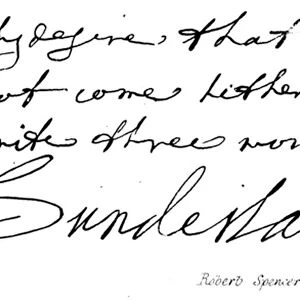 Robert Spencer (2nd E of Sunderland) (engraving)