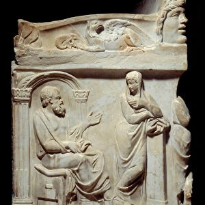 Roman antiquite: Sarcophagus of the Muses. This sarcophagus is adorned with