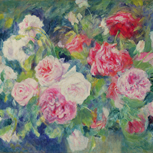 Roses, c. 1885 (oil on canvas)