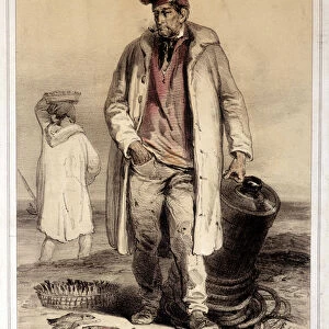 Sardine fishermen, Lorient, c. 1855