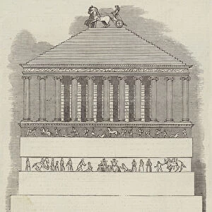 The Sepulchre of Mausolus, at Budrum (engraving)