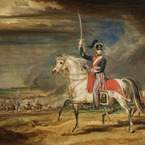 Sir John Leicester, Bt, Exercising His Regiment of Cheshire Yeomanry on the Sands at