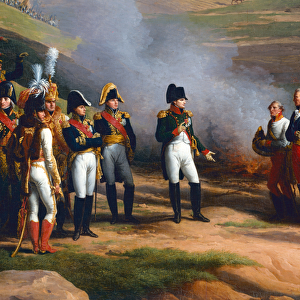 Detail from The Surrender of Ulm, 20th October, 1805 - Napoleon and the Austrian generals