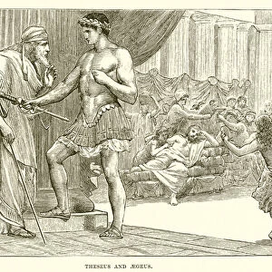 Theseus and Aegeus (engraving)
