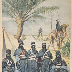 The Tuareg Caravan at the Winter Velodrome, illustration from Le Petit Journal