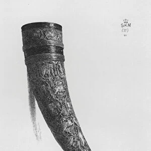 Victoria And Albert Museum: Horn or Oliphant, ivory, Byzantine, 11th century (engraving)