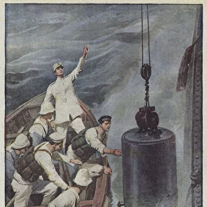 The watchful work of our Navy in the Adriatic (colour litho)