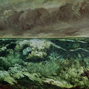 The Wave, after 1870 (oil on canvas)