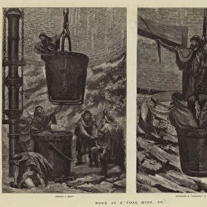 Work at a Coal Mine, III (engraving)