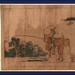 Arai, Katsushika, Hokusai, 1760-1849, artist, 1804. 1 print : woodcut, color; 13