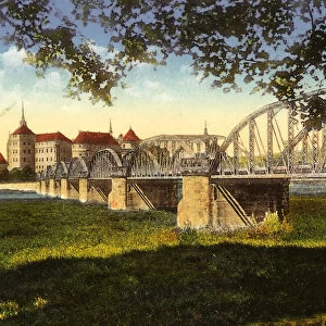 Bridges Torgau Elbe Schloss Hartenfels 1912 Landkreis Nordsachsen