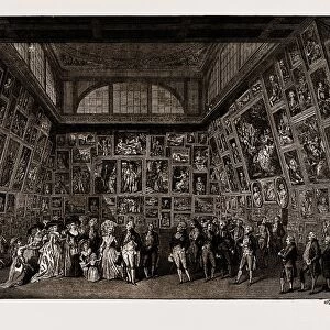 George Iii. and the Royal Family at the Private View of the Royal Academy Exhibition