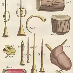 Indian Instruments Various indian musical instruments - trumpets