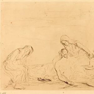 Jean-Louis Forain, Pieta (third plate), French, 1852 - 1931, 1910, etching