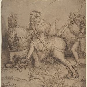 Knight Horseback Landsknecht 1485-1528 Pen