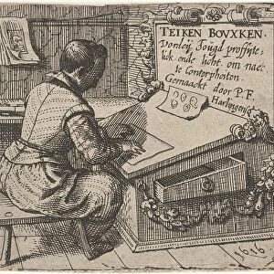 Pupil in a studio, Pieter Feddes van Harlingen, 1616
