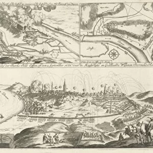 Three representations siege Buda 1685-1686 Image