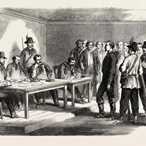 The Revolution in Sicily: Trial of the Supposed Brigand Chief, Santomeli, by a Council