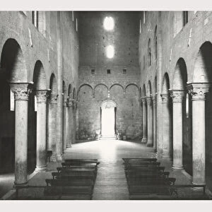Tuscany Siena Montalcino environs Abbeys Antimo Abbey church