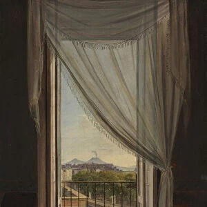 View Naples Window 1824 Franz Ludwig Catel German