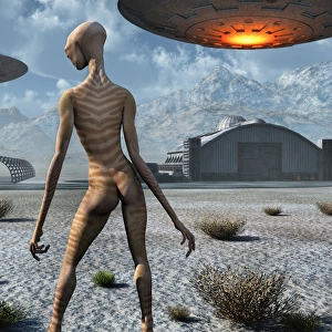 China Lake military base where aliens and humans work together