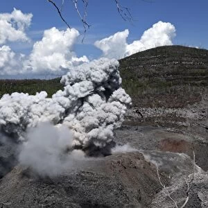 Ibu eruption, Halmahera Island, Indonesia