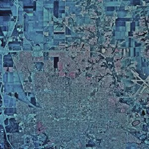 Satellite view of Springfield, Illinois