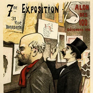 7me Exposition du Salon des 100 Decembre 1894 (Poster), 1894. Artist: Cazals, Frederic-Auguste (1865-1941)