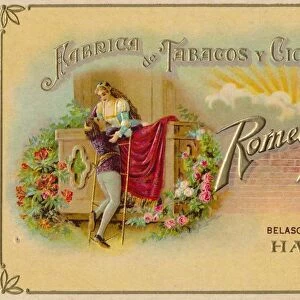 Advertisement for Romeo y Julieta cigars, c1900s