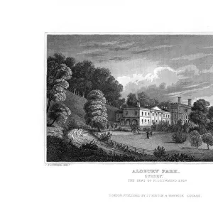 Aldbury Park, Surrey, 1829. Artist: J Rogers