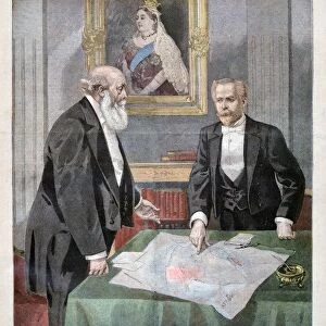 The Anglo-French Convention, 1899. Artist: Oswaldo Tofani