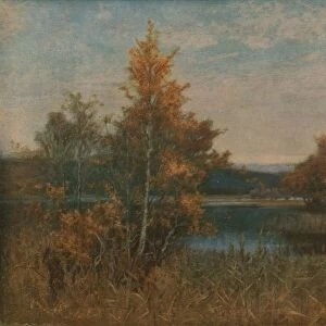 An Autumn Afterglow, 1886, (c1930). Creator: Alfred Edward East