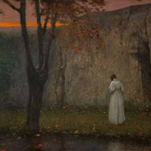 Autumn dawn, 1910. Artist: Schikaneder, Jakub (1855-1924)