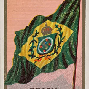 Brazil, from Flags of All Nations, Series 1 (N9) for Allen & Ginter Cigarettes Brands