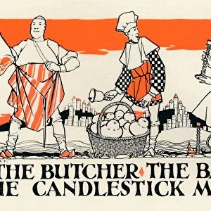 The Butcher, The Baker, The Candlestick Maker, c1925. Artist: John Archibald Austen