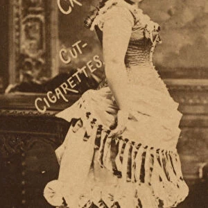 Card Number 59, Miss Mattie Vickers, from the Actors and Actresses series (N145-2) issued