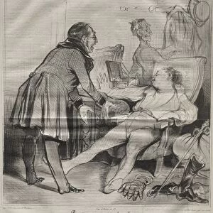 Caricaturana, plate 72: Recipe to Cure Colic, January 14, 1838. Creator: Honore Daumier