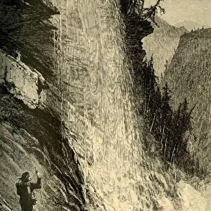 Under the Catskill Falls, 1874. Creator: W. J. Linton