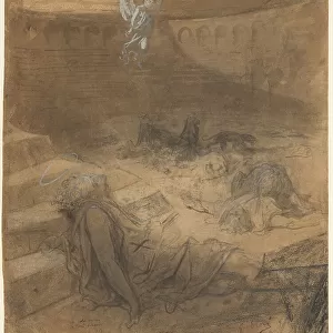 Christian Martyrs, 1869/1871. Creator: Gustave Doré