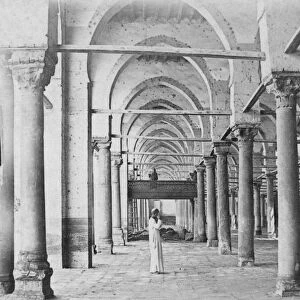 Colonnade, Cairo, Egypt, late 19th or early 20th century. Artist: G Lekegian