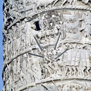 Column of Marcus Aurelius, (detail), Piazza Colonna, Rome